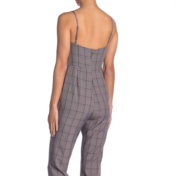 NWT Love & Harmony Sleeveless Checkered Jumpsuit - Picture 4 of 4